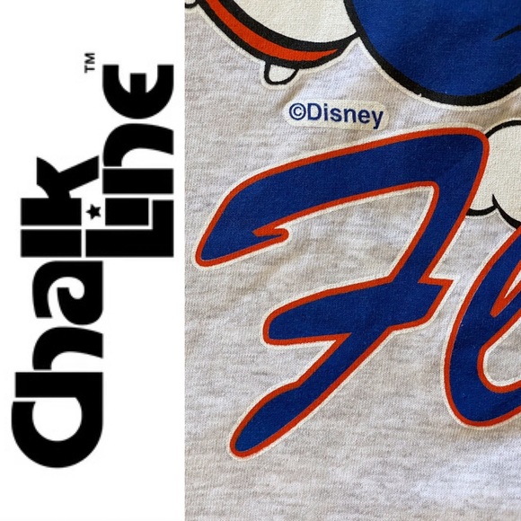 NWT deadstock official 1994 ChalkLine Disney Florida Gators hoodie t-shirt s/s M - Picture 10 of 15